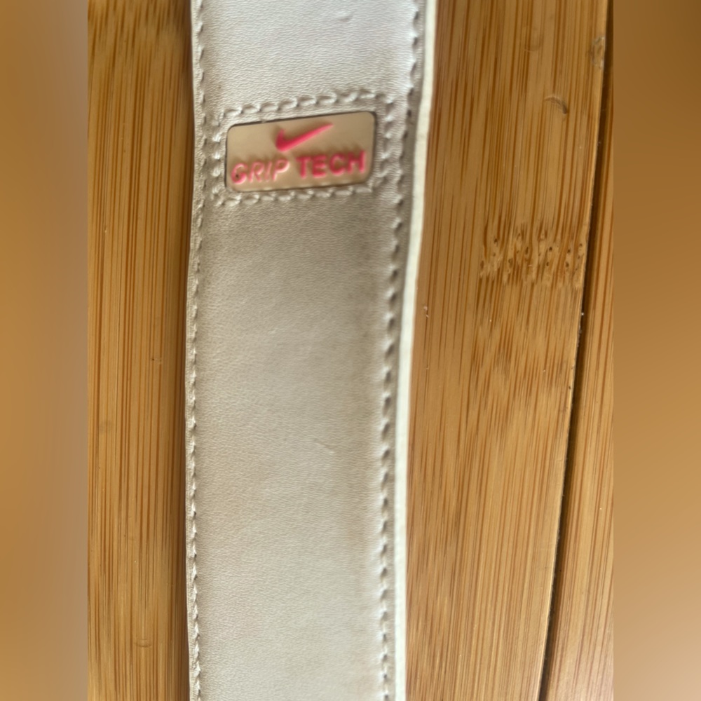 Nike Golf Belt/ Genuine Leather/ Pink and White/ made in China/sport Spice